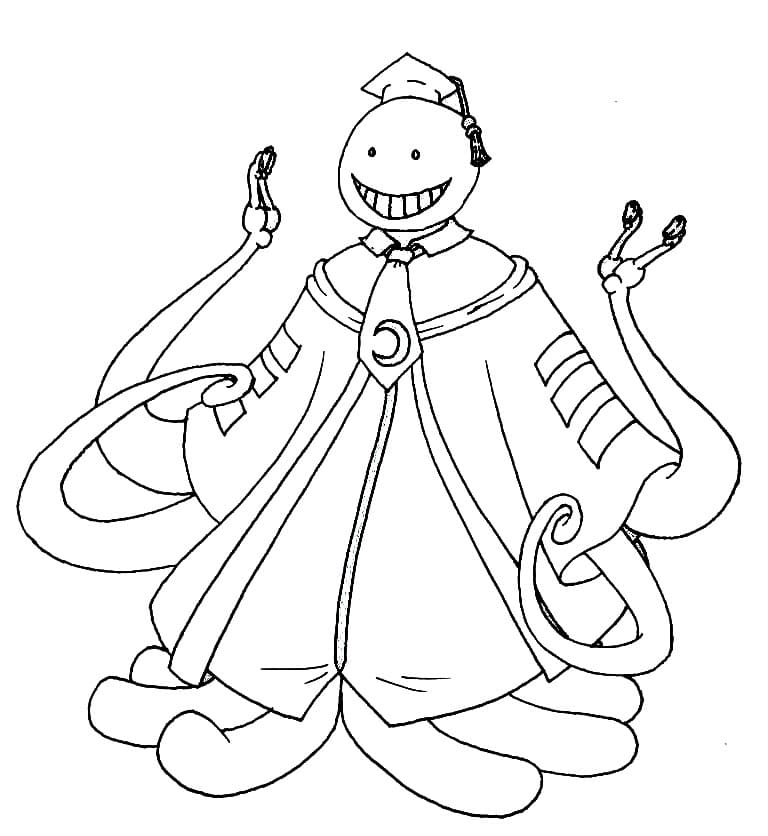 Funny Koro Sensei Coloring Game Funny Koro Sensei