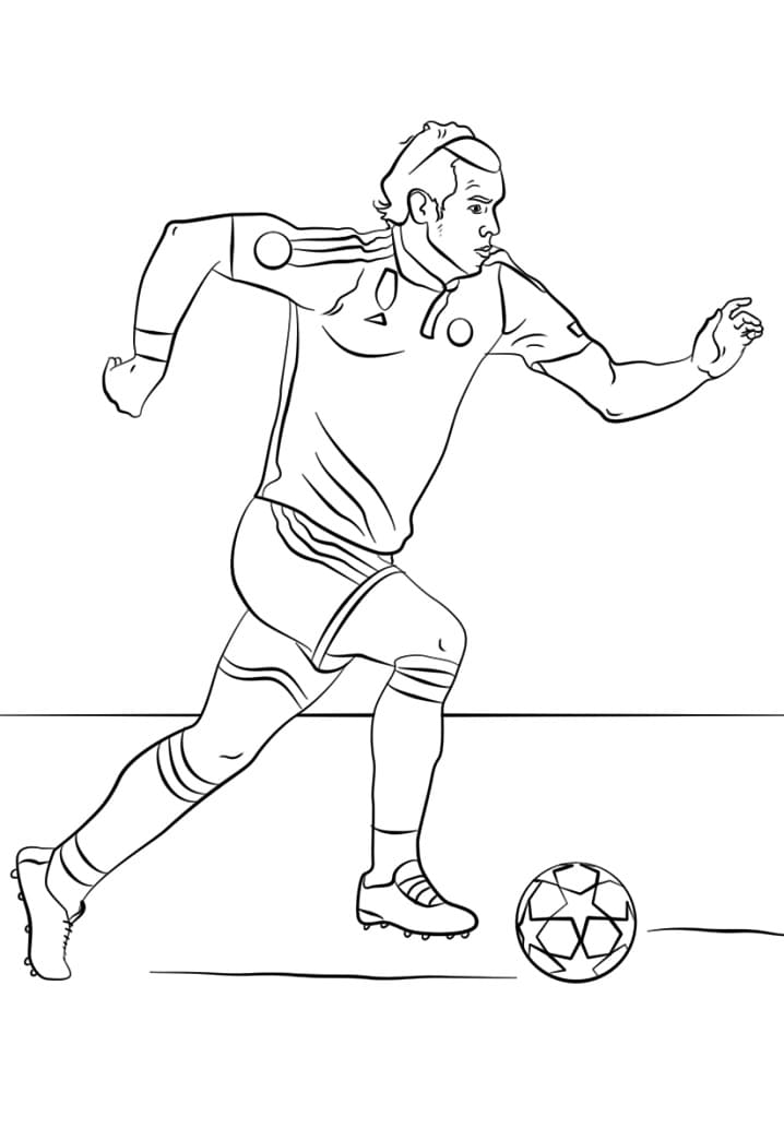 Gareth Bale 1 Coloring Game Gareth Bale 1