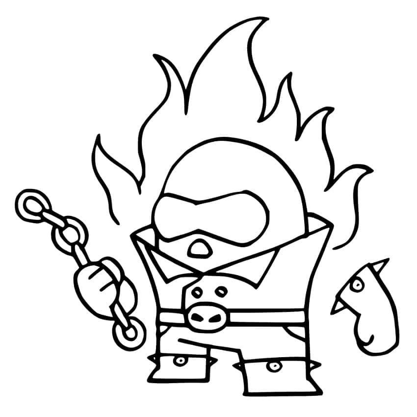 Ghost Rider Among Us Coloring Game Ghost Rider Among Us