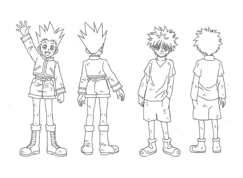 Gon and Killua Hunter x Hunter