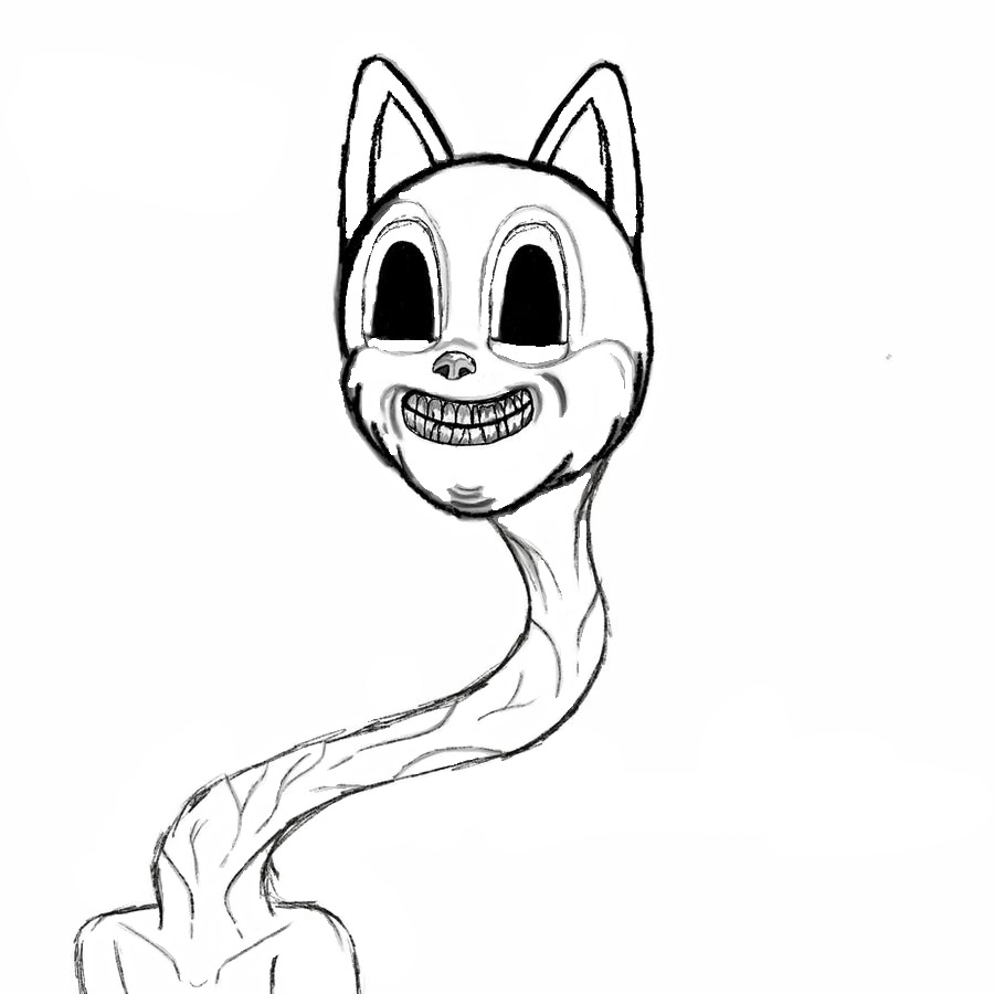Halloween Cartoon Cat