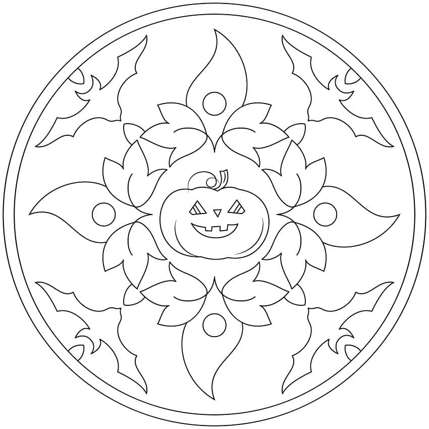 Halloween Mandala 1