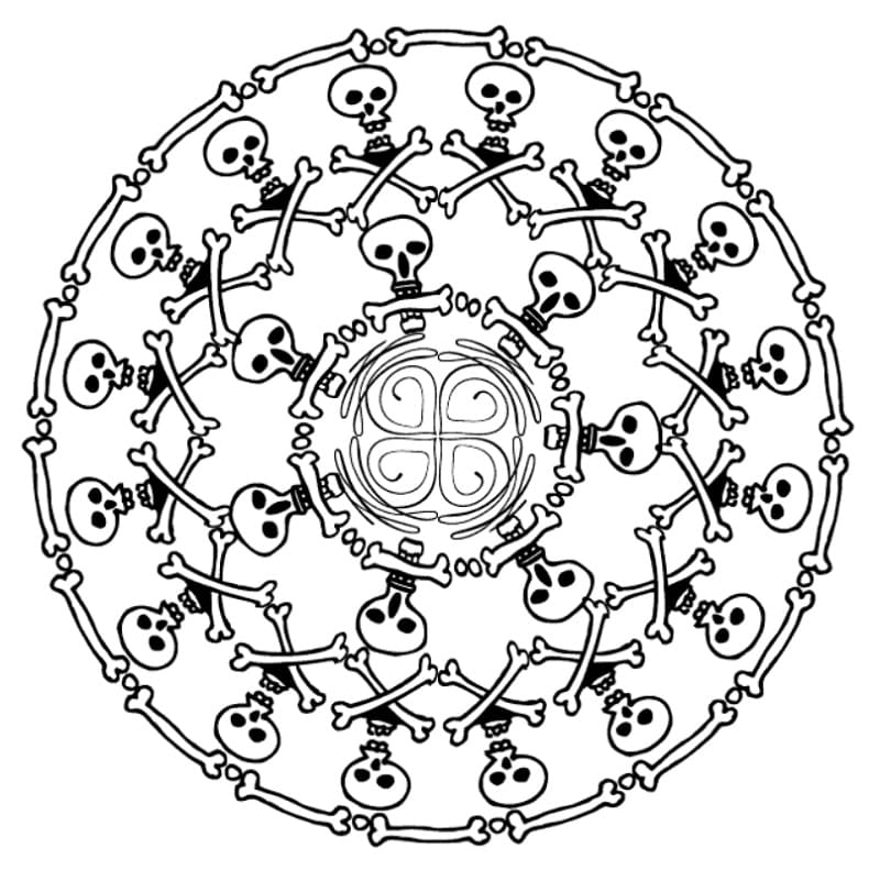 Halloween Mandala 13