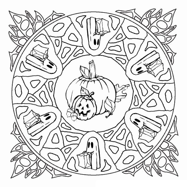 Halloween Mandala 19