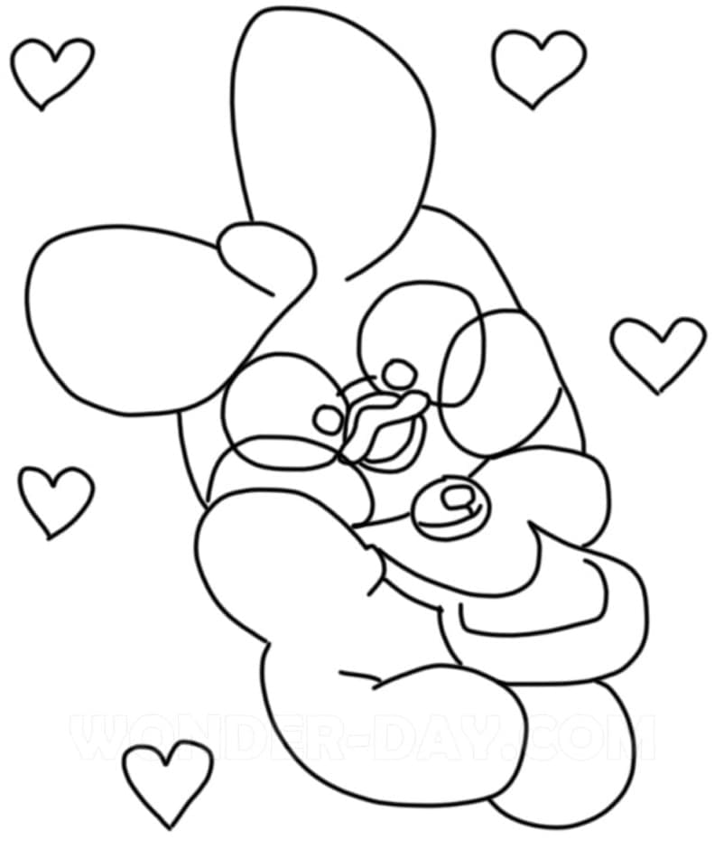 Happy Lalafanfan Duck Coloring Game Happy Lalafanfan Duck