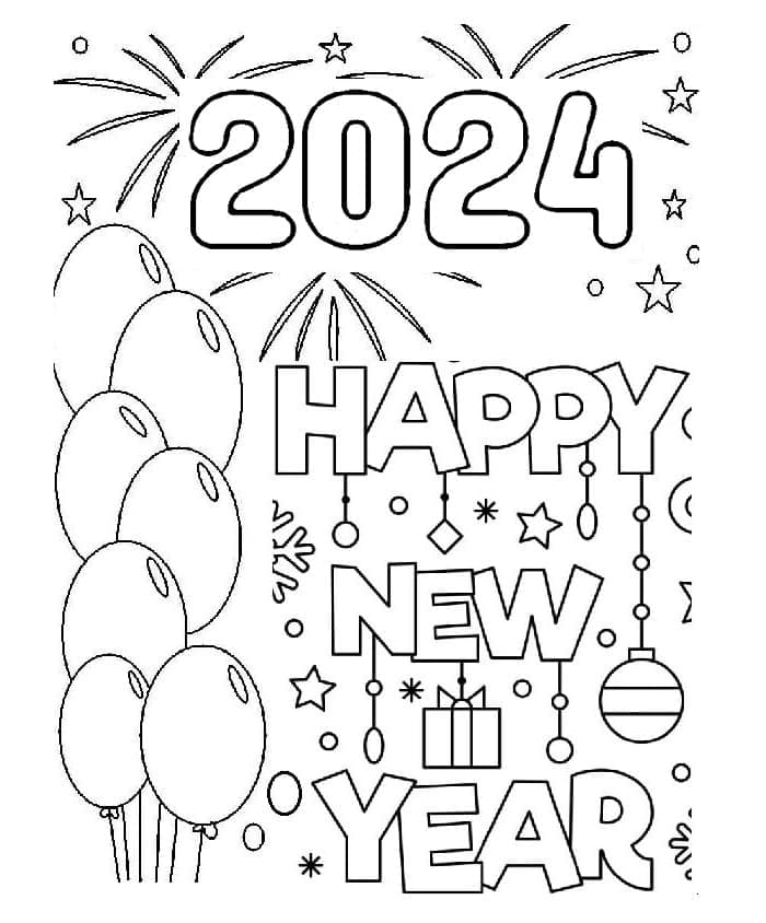Happy New Year 2024 For Children