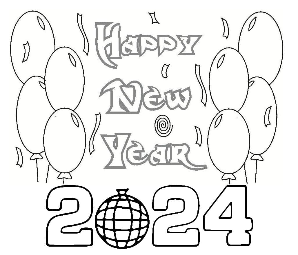 Happy New Year 2024 Free For Children