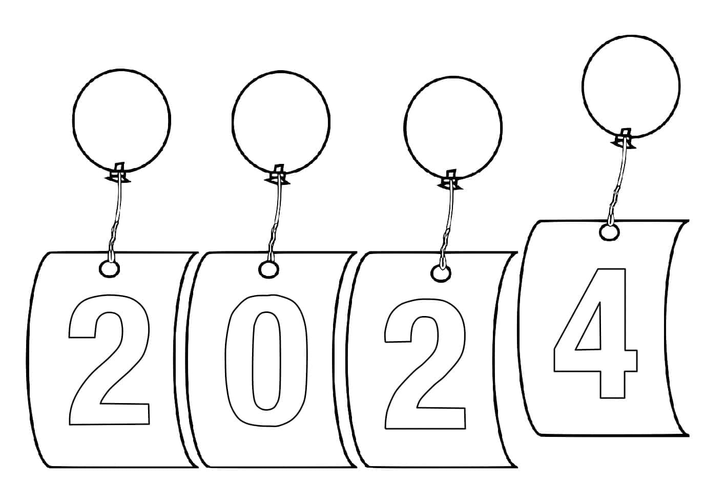 Happy New Year 2024 Free For Kids