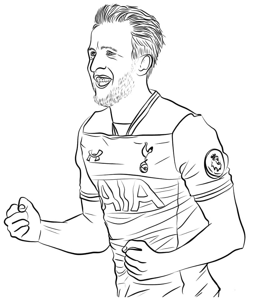 Harry Kane 3 Coloring Game Harry Kane 3