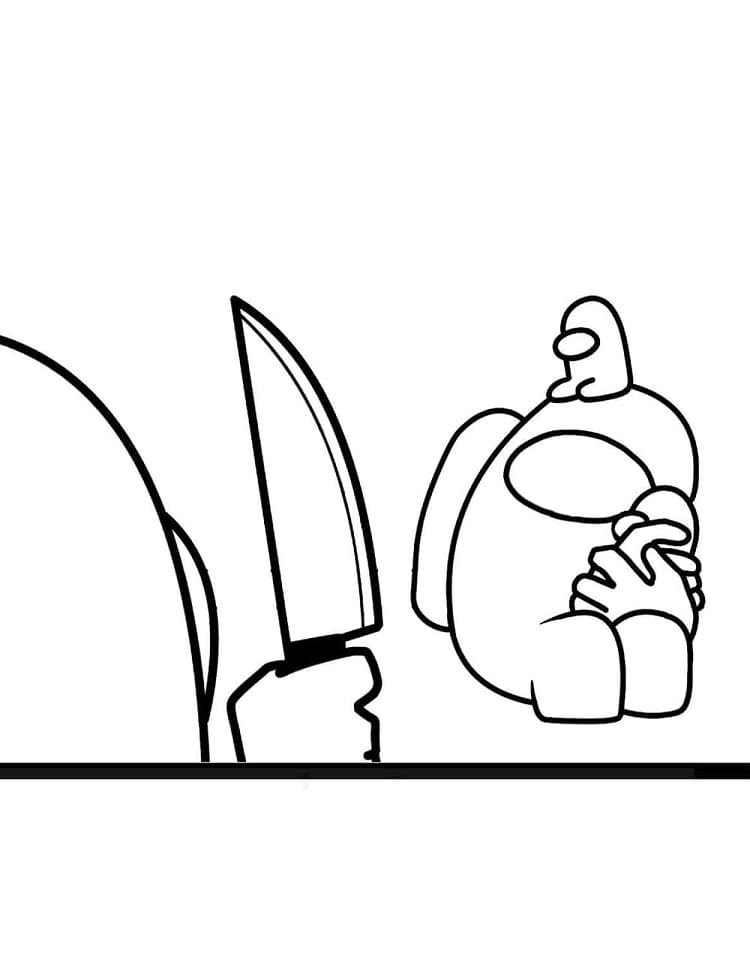 Impostor Found the Crew Coloring Game Impostor Found the Crew