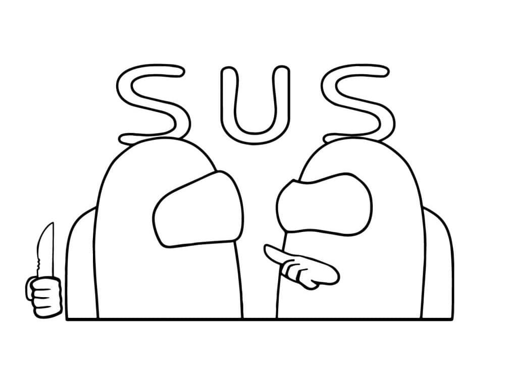 Impostor Sus Coloring Game Impostor Sus