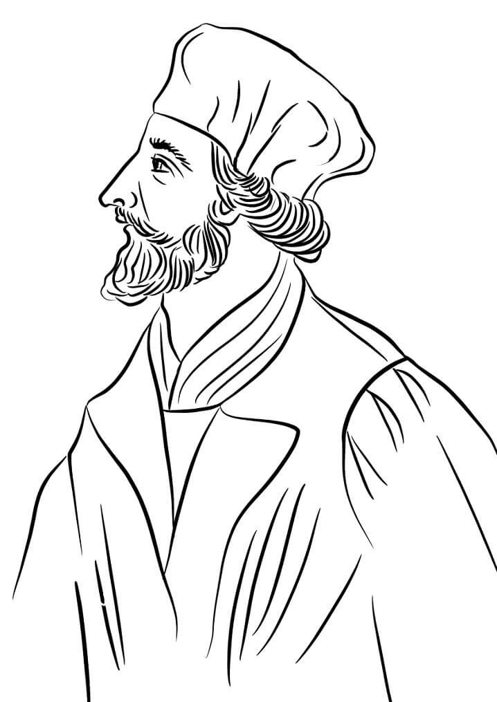 Jan Hus Coloring Game Jan Hus