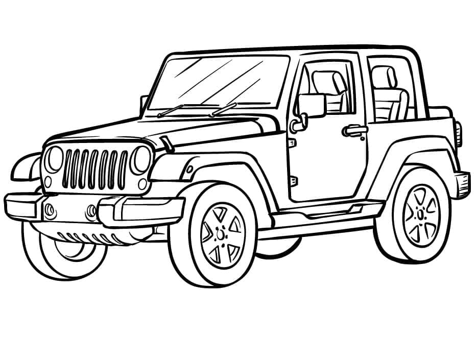 Jeep Free Printable Coloring Game Jeep Free Printable