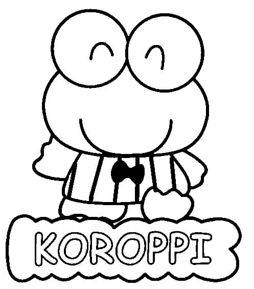 Keroppi in Sanrio Coloring Game Keroppi in Sanrio