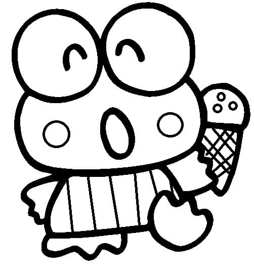Keroppi with Ice Cream