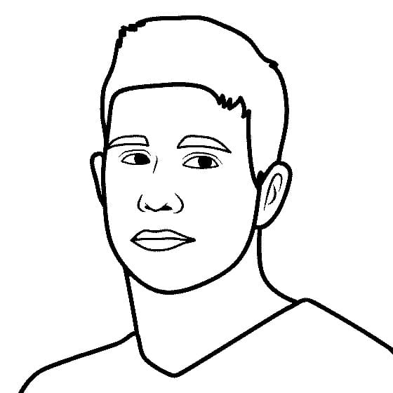 Kevin De Bruyne 1 Coloring Game Kevin De Bruyne 1