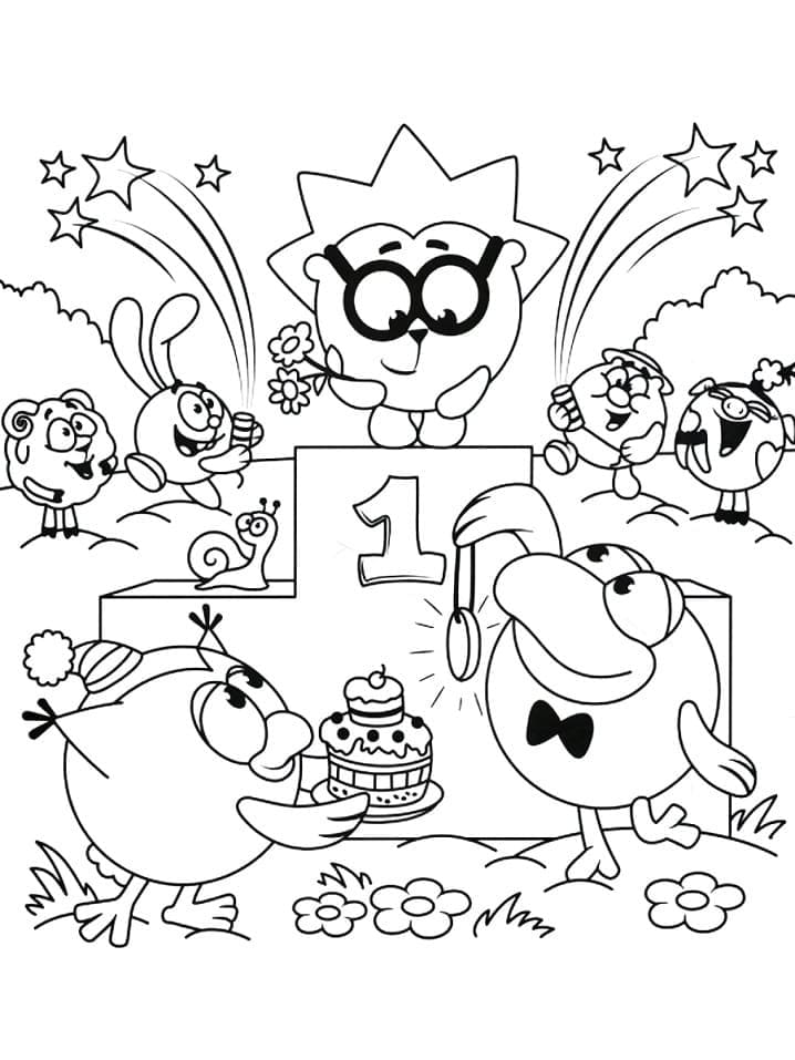 Kikoriki Printable Coloring Game Kikoriki Printable