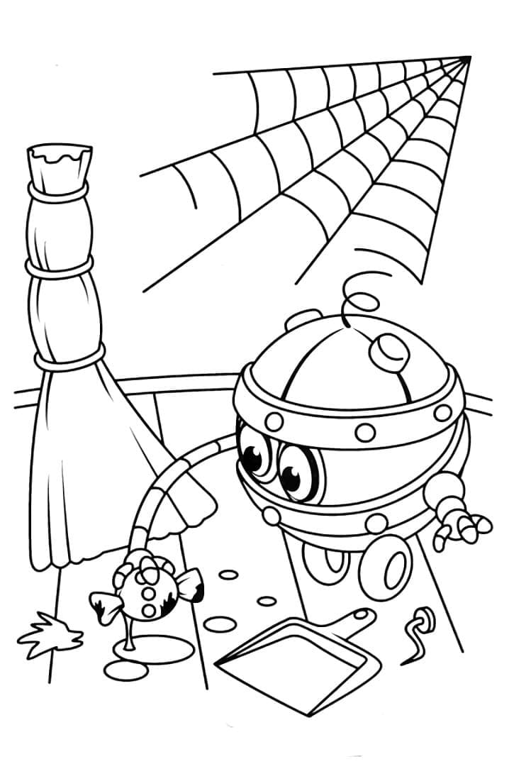 Kikoriki Robot Coloring Game Kikoriki Robot