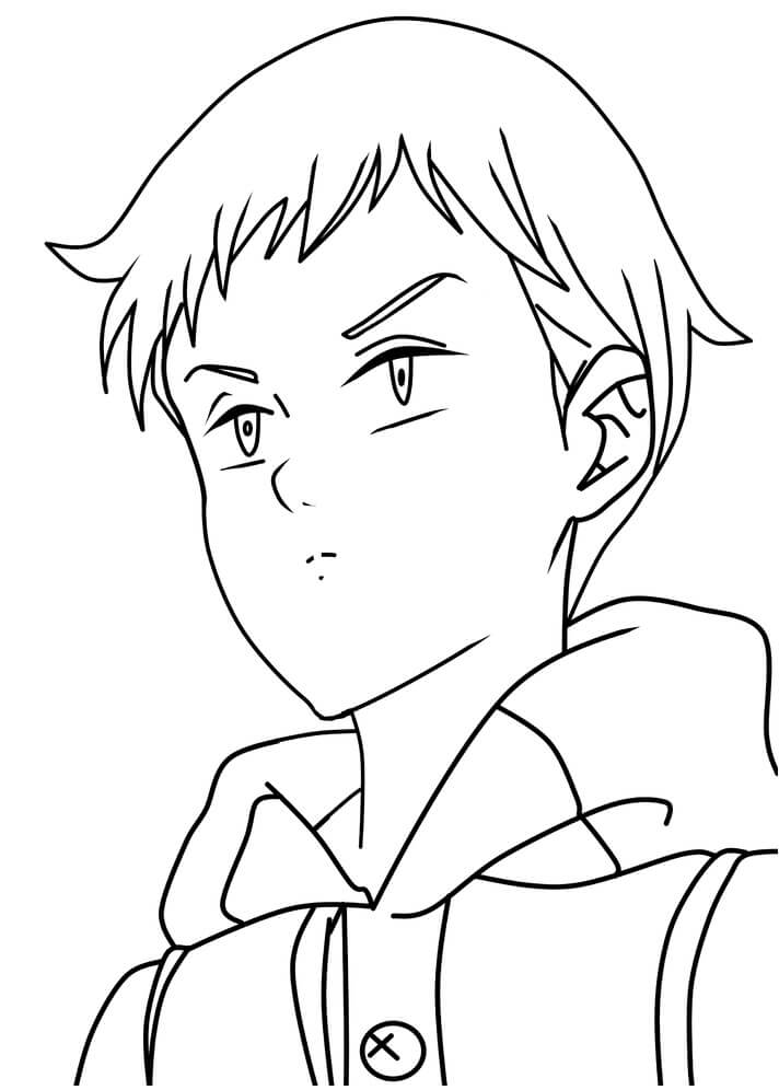 King from 7 Deadly Sins 11 Coloring Game King from 7 Deadly Sins 11