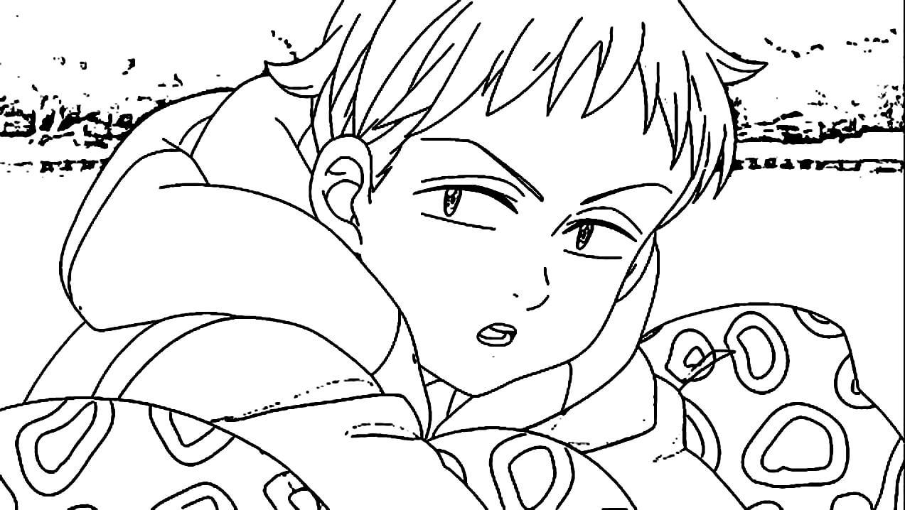 King from 7 Deadly Sins 13 Coloring Game King from 7 Deadly Sins 13