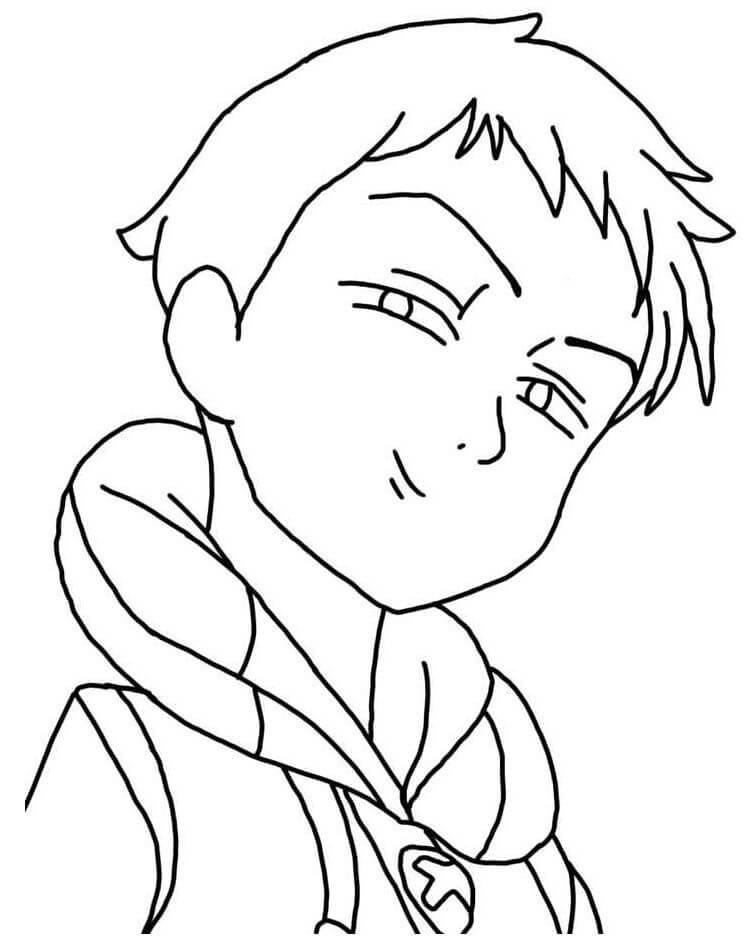 King from 7 Deadly Sins 5 Coloring Game King from 7 Deadly Sins 5
