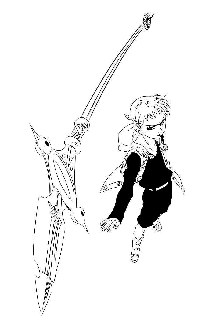 King from 7 Deadly Sins 7 Coloring Game King from 7 Deadly Sins 7