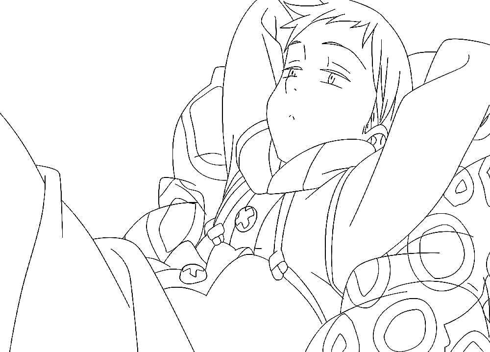 King from The Seven Deadly Sins Coloring Game King from The Seven Deadly Sins
