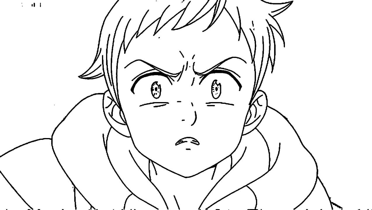 King The Seven Deadly Sins Coloring Game King The Seven Deadly Sins
