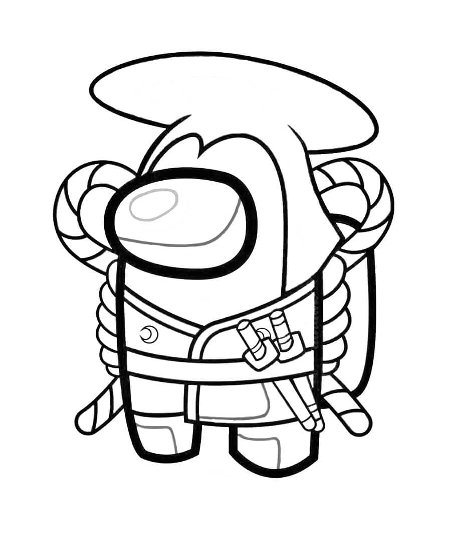 Kozuki Oden Among Us Coloring Game Kozuki Oden Among Us