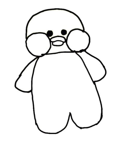 Lalafanfan Duck For Free Coloring Game Lalafanfan Duck For Free