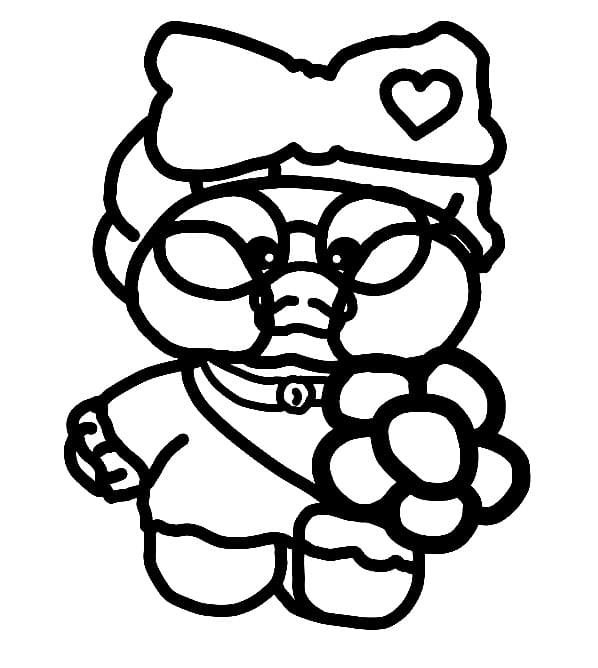 Lalafanfan Duck Free Printable Coloring Game Lalafanfan Duck Free Printable
