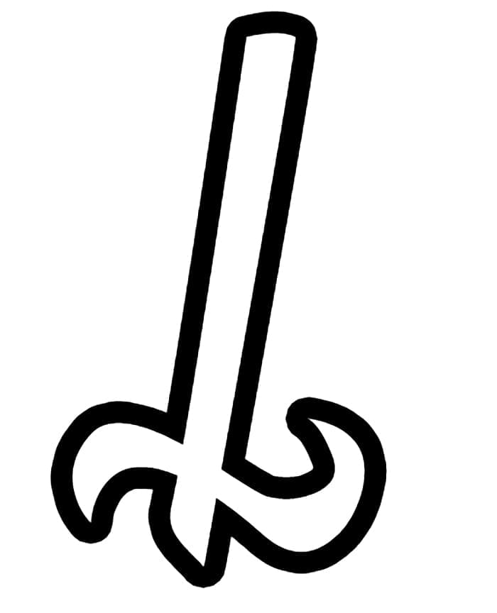 Letter L Calligraphy Alphabet