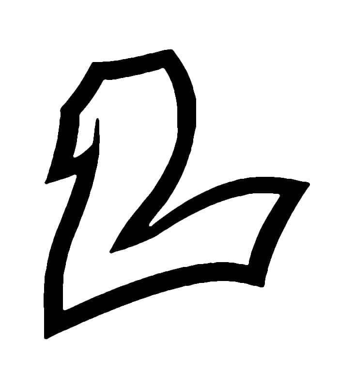 Letter L Graffiti Alphabet