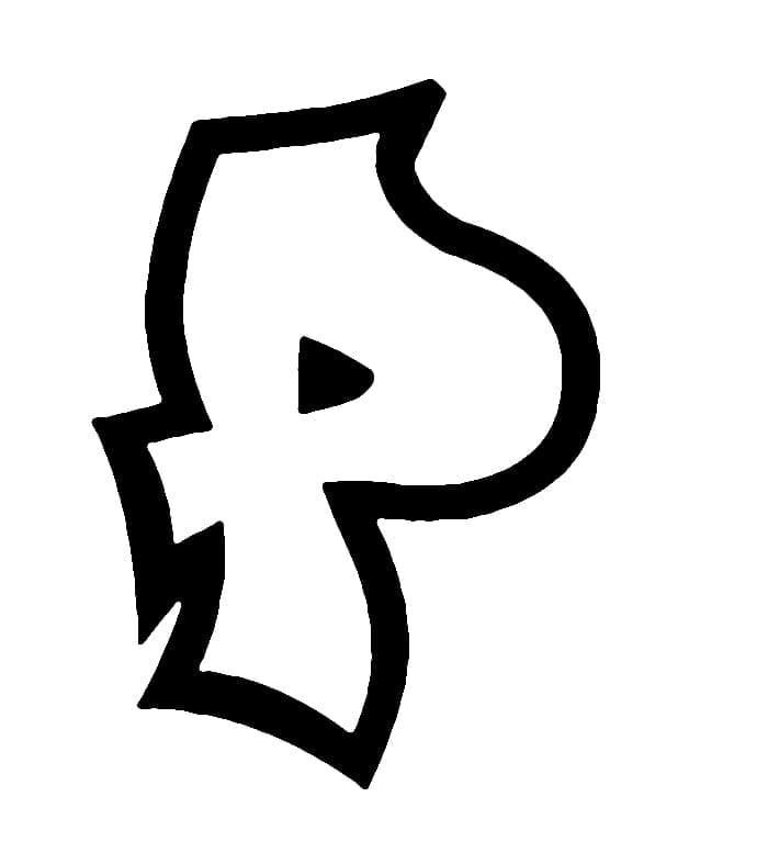 Letter P Graffiti Alphabet