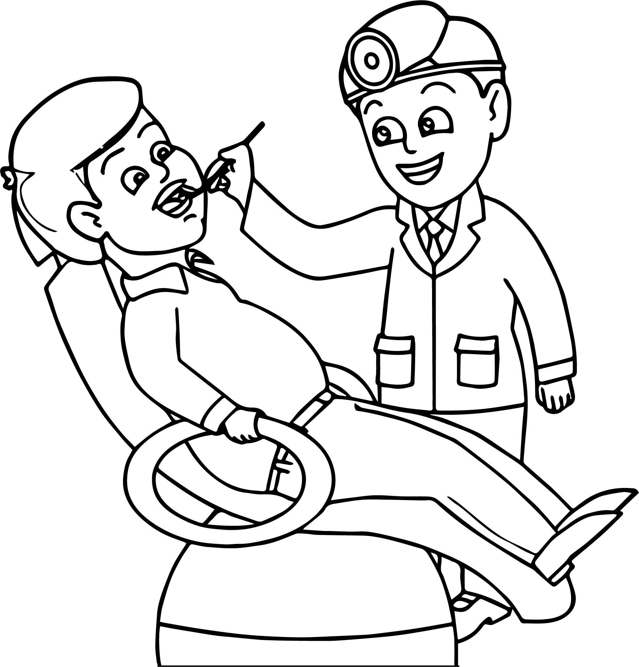 Little Boy Dentist Coloring Game Little Boy Dentist