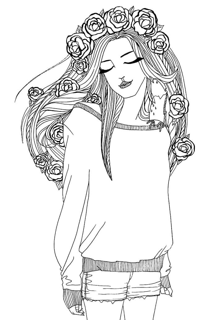 Lovely Girl Coloring Game Lovely Girl