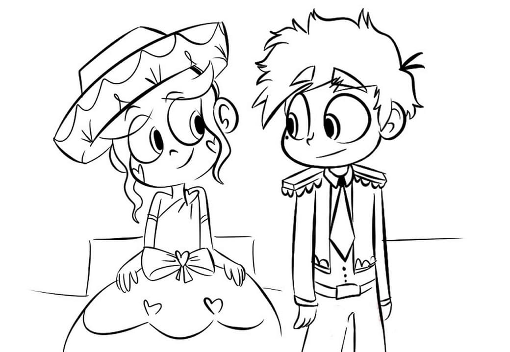 Lovely Marco and Star Butterfly