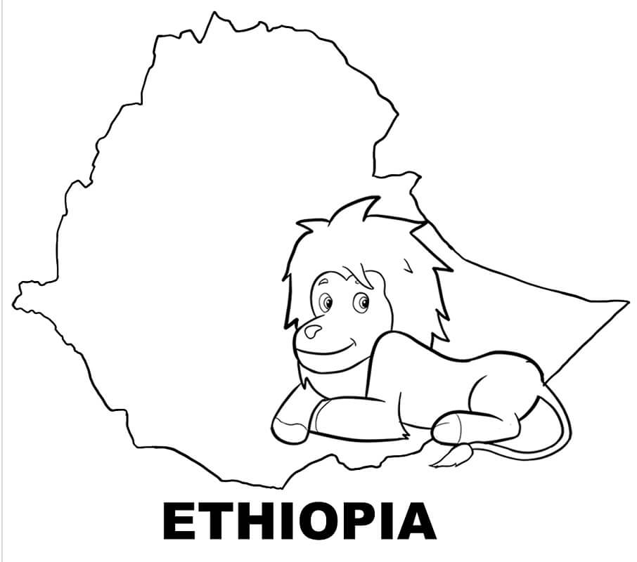 Map of Ethiopia