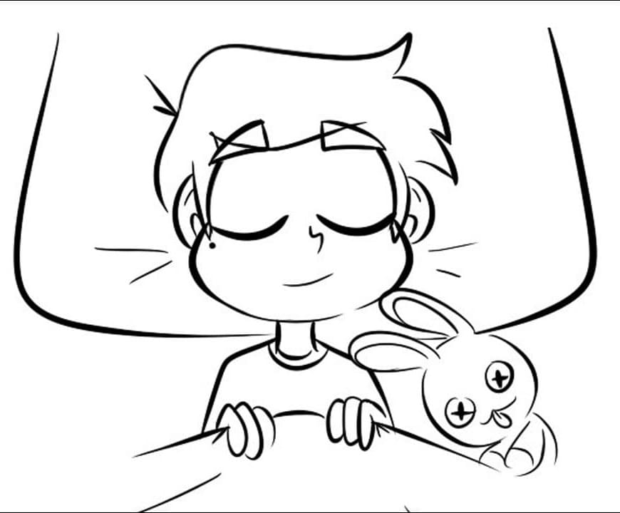 Marco Diaz Sleeping