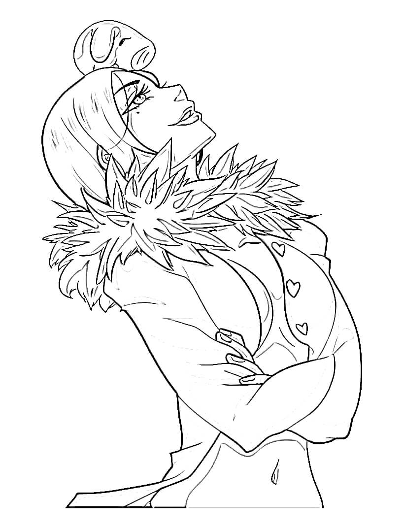 Merlin from The Seven Deadly Sins Coloring Game Merlin from The Seven Deadly Sins