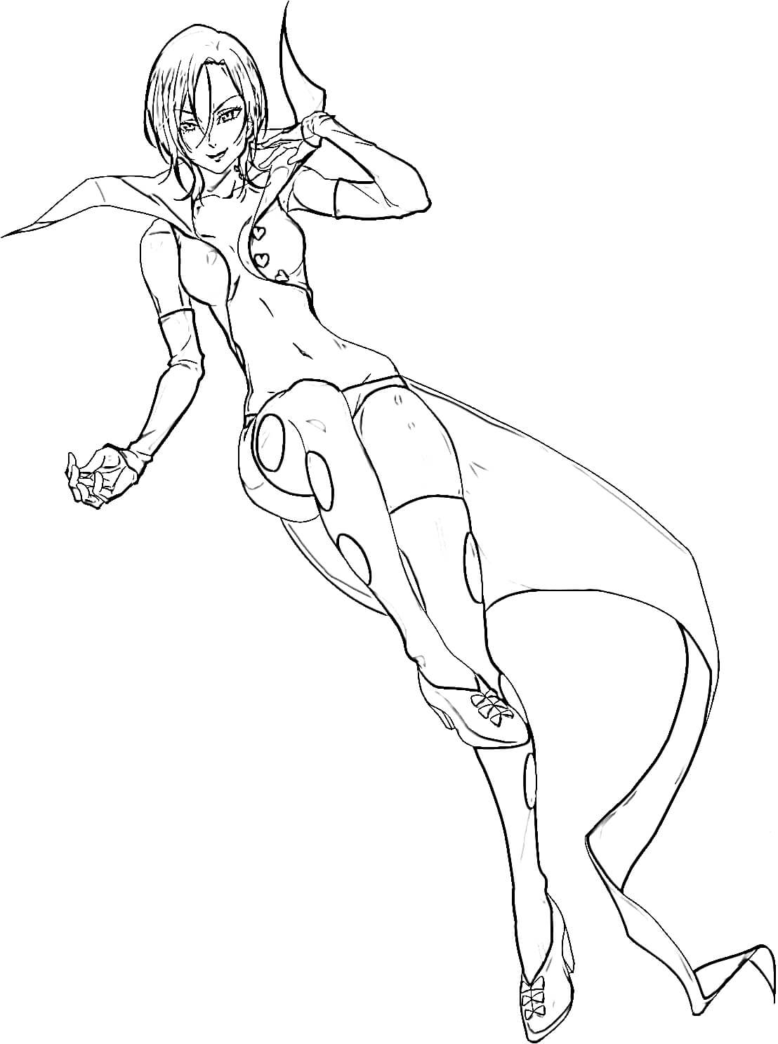 Merlin Seven Deadly Sins Coloring Game Merlin Seven Deadly Sins