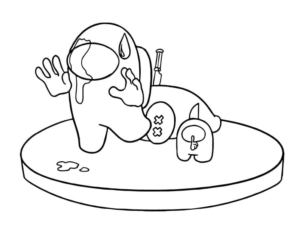Mini Imposter and Crew Coloring Game Mini Imposter and Crew