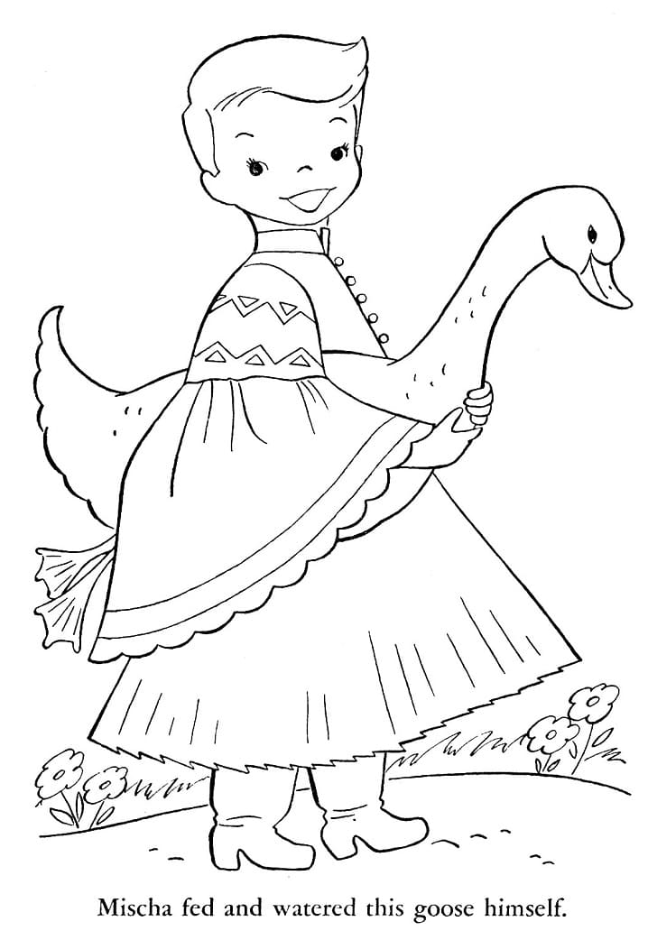 Mischa from Hungary Coloring Game Mischa from Hungary