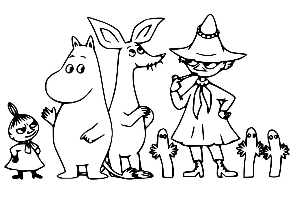 Moomin Free Printable