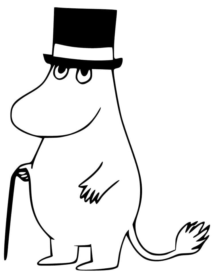 Moominpappa from Moomin