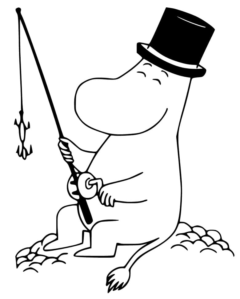 Moominpappa is Fishing