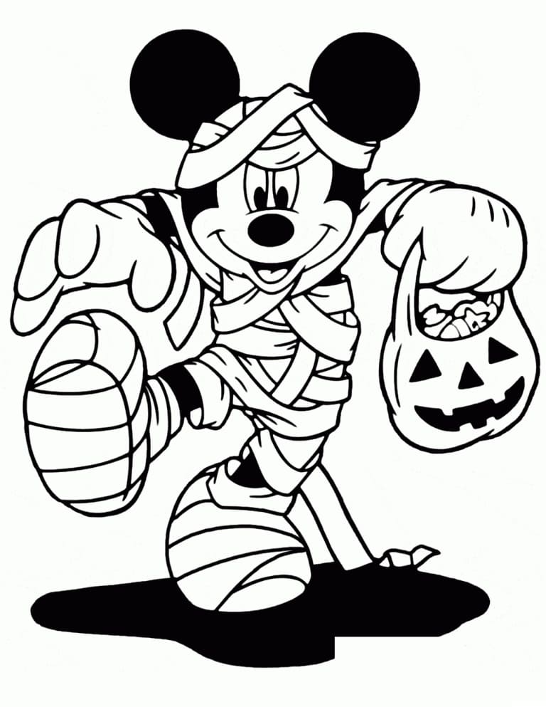 Mummy Mickey on Hallween