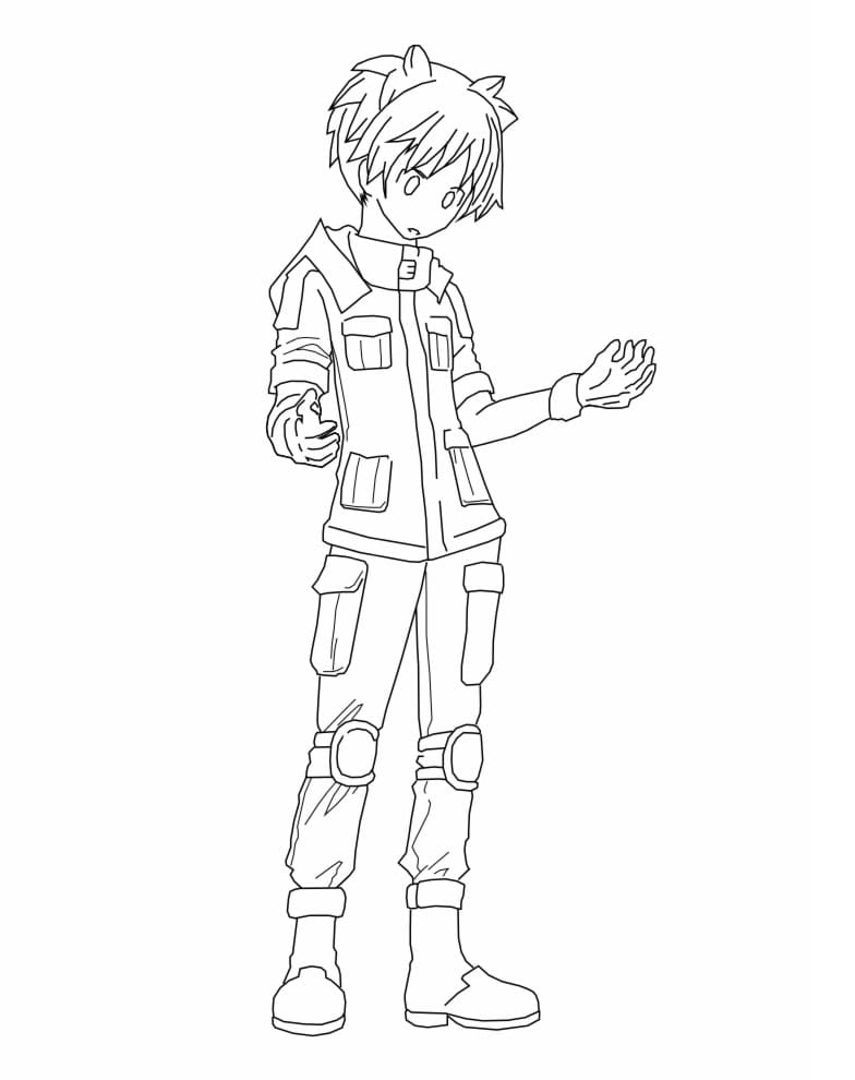 Nagisa from Assassination Classroom Coloring Game Nagisa from Assassination Classroom