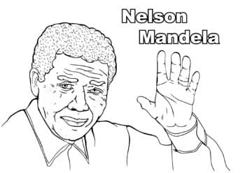 Nelson Mandela 3 Coloring Game Nelson Mandela 3