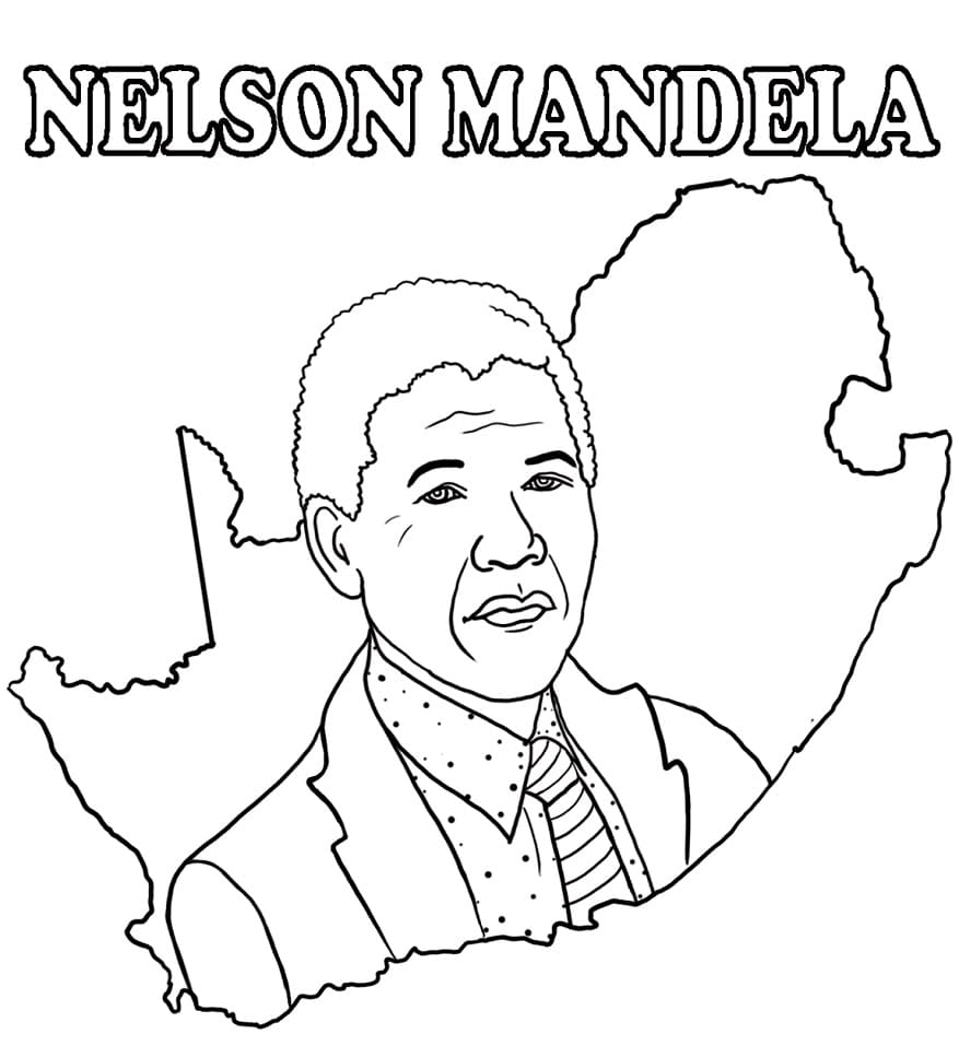Nelson Mandela 5 Coloring Game Nelson Mandela 5